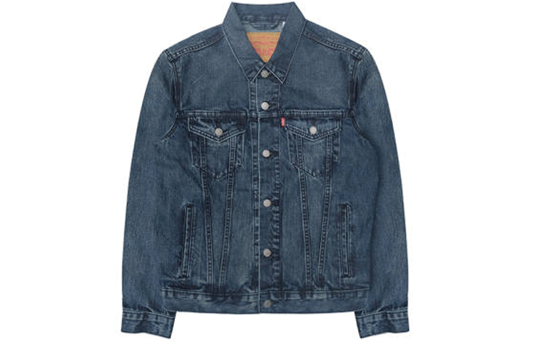 Levis Джинсовая куртка мужская синяя