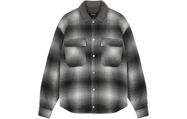 Бархатная куртка мужская белая REPRESENT