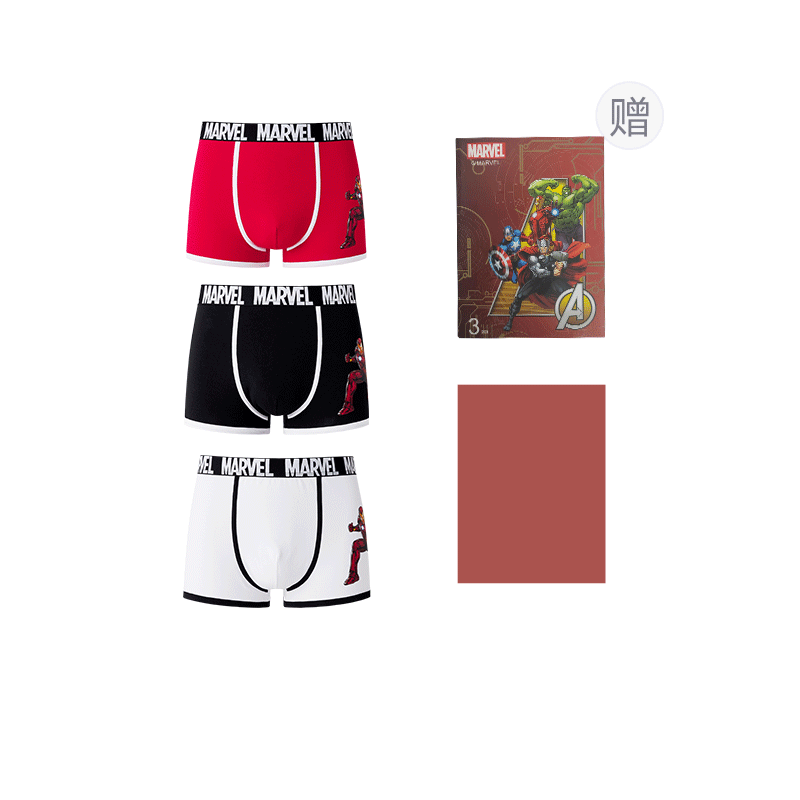 Iron Man Series MARVEL трусы мужские боксеры 3 шт Disney, Iron Man[3 Pack]