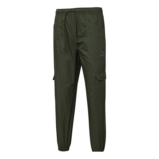 

Спортивные брюки PUMA Logo Classics Cargo Pants 'Green', зеленый