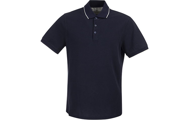 Brunello Cucinelli Мужская синяя поло