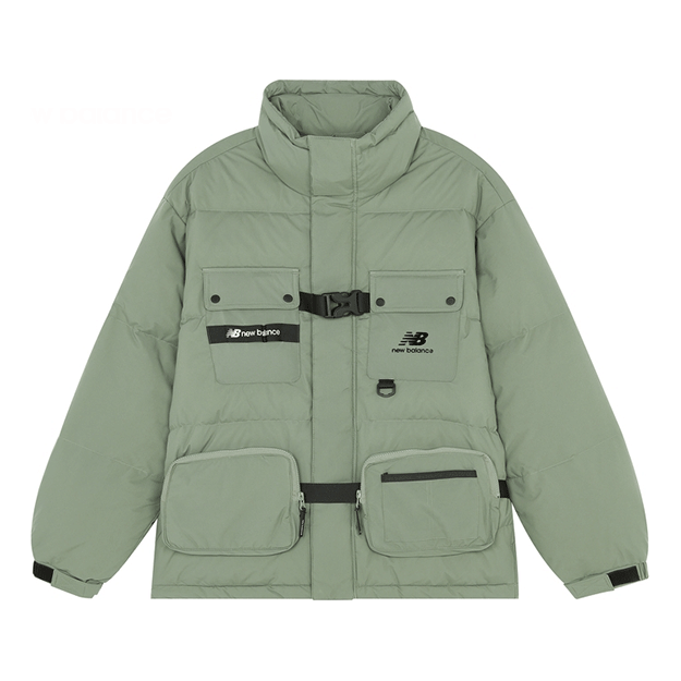 

Куртка New Balance Logo Down Jacket 'Green Black', зеленый