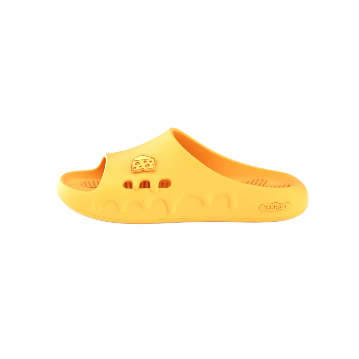 Детские домашние летние тапочки с мультяшным дизайном KENROLL, Cheese Yellow