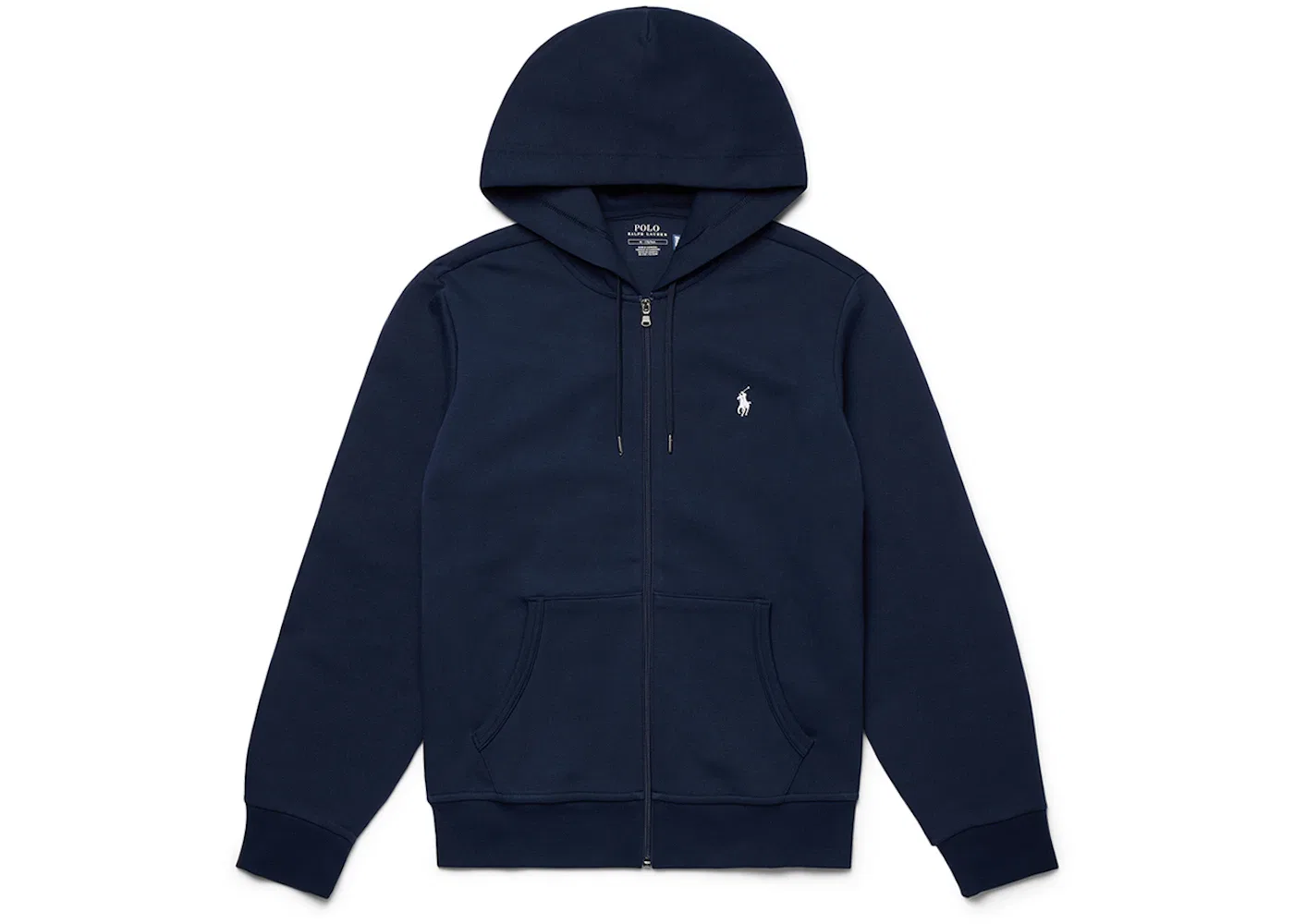 Мужская худи на молнии с капюшоном с принтом Hoodie Polo Ralph Lauren, Aviator Navy/White