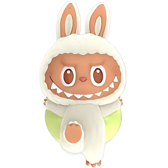 

Фигурка Pop Mart Labubu The Monsters Lazy Yoga Series Flat Lying (упаковано в пакет), белый