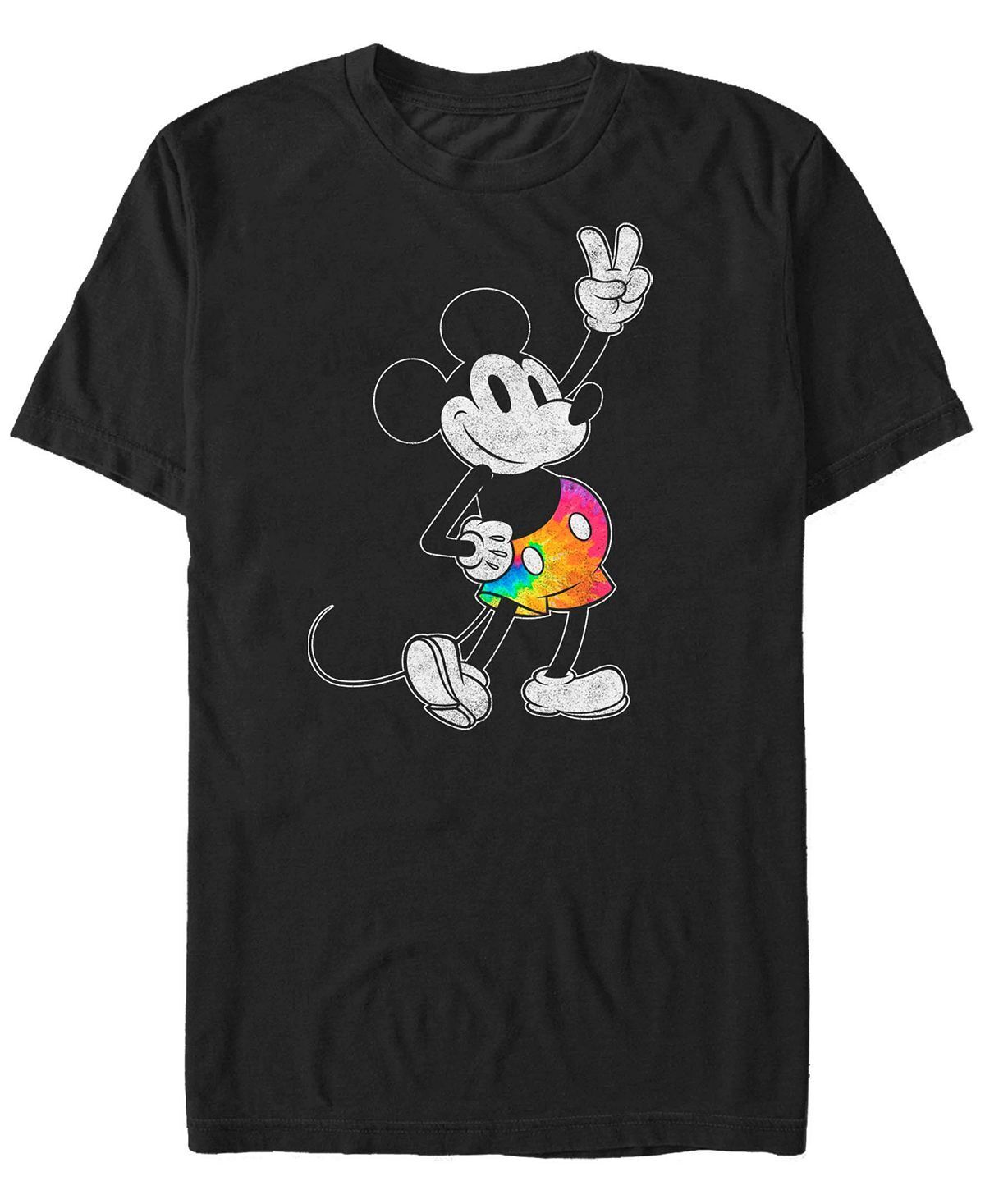 

Мужская футболка с коротким рукавом tie dye mickey Fifth Sun, черный