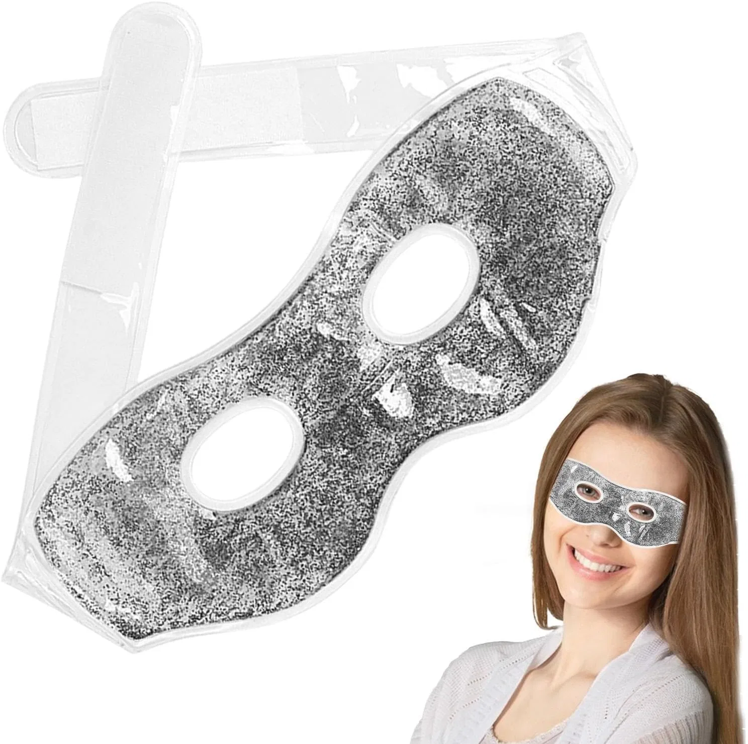 Гелевая маска для глаз Bexdug, Silver