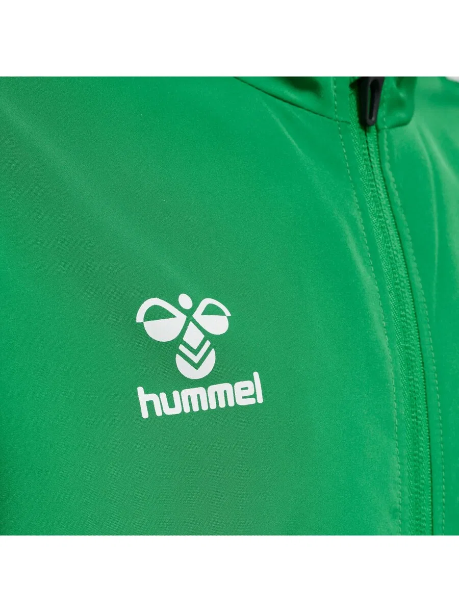 Спортивная куртка Hummel 'hmlCORE XK MICRO ZIP JACKET KIDS' зеленого цвета — фото 3