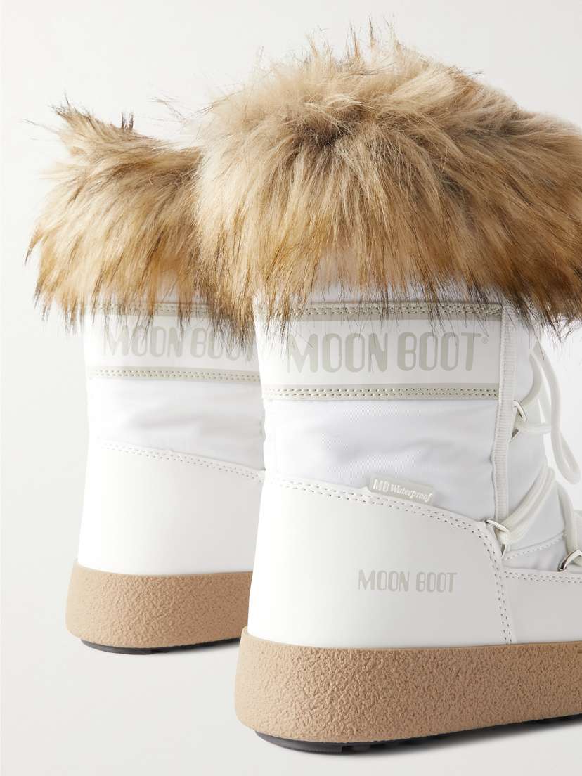 Зимние ботинки Ltrack Monaco с отделкой из искусственного меха и искусственной кожи Moon Boot, белый — фото 4