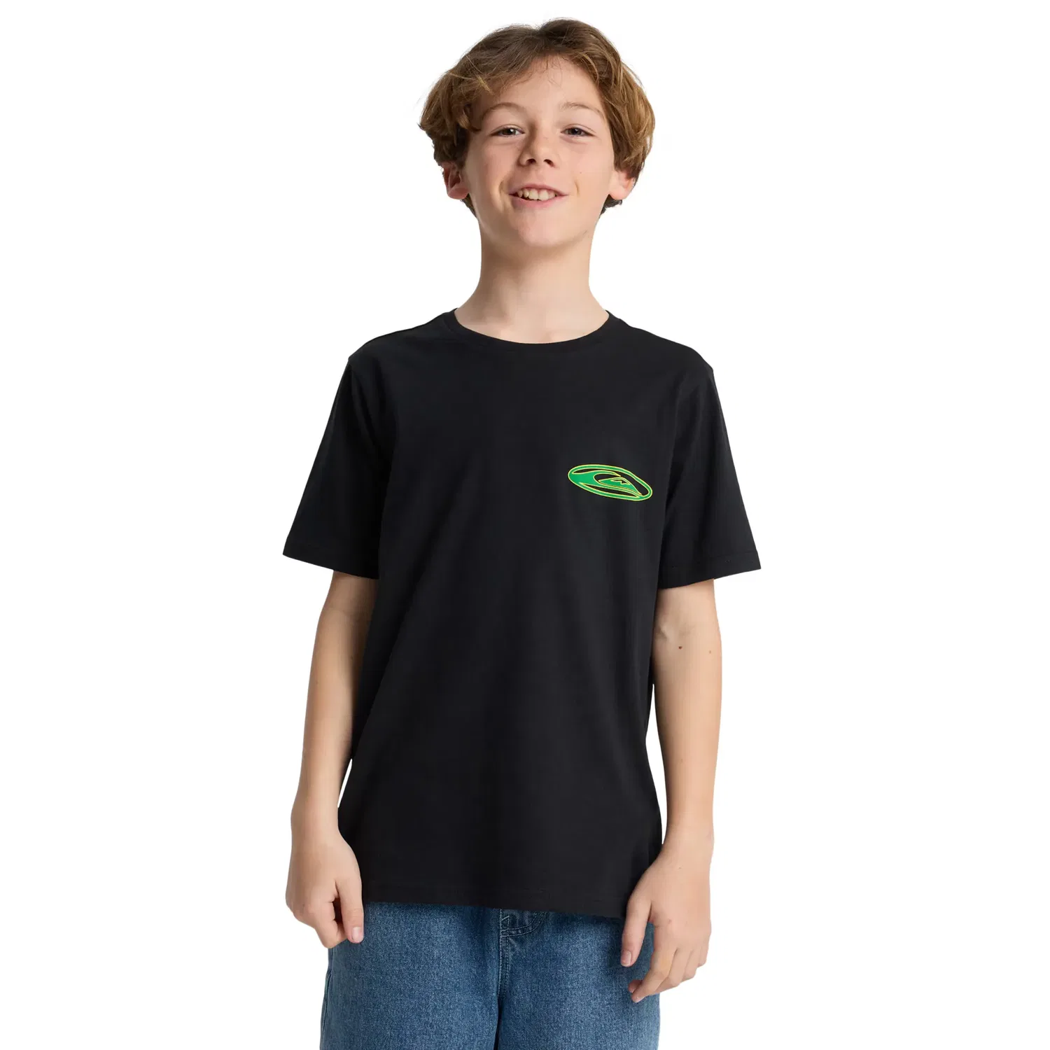 Детская футболка для мальчиков хлопковая Quiksilver, Negro