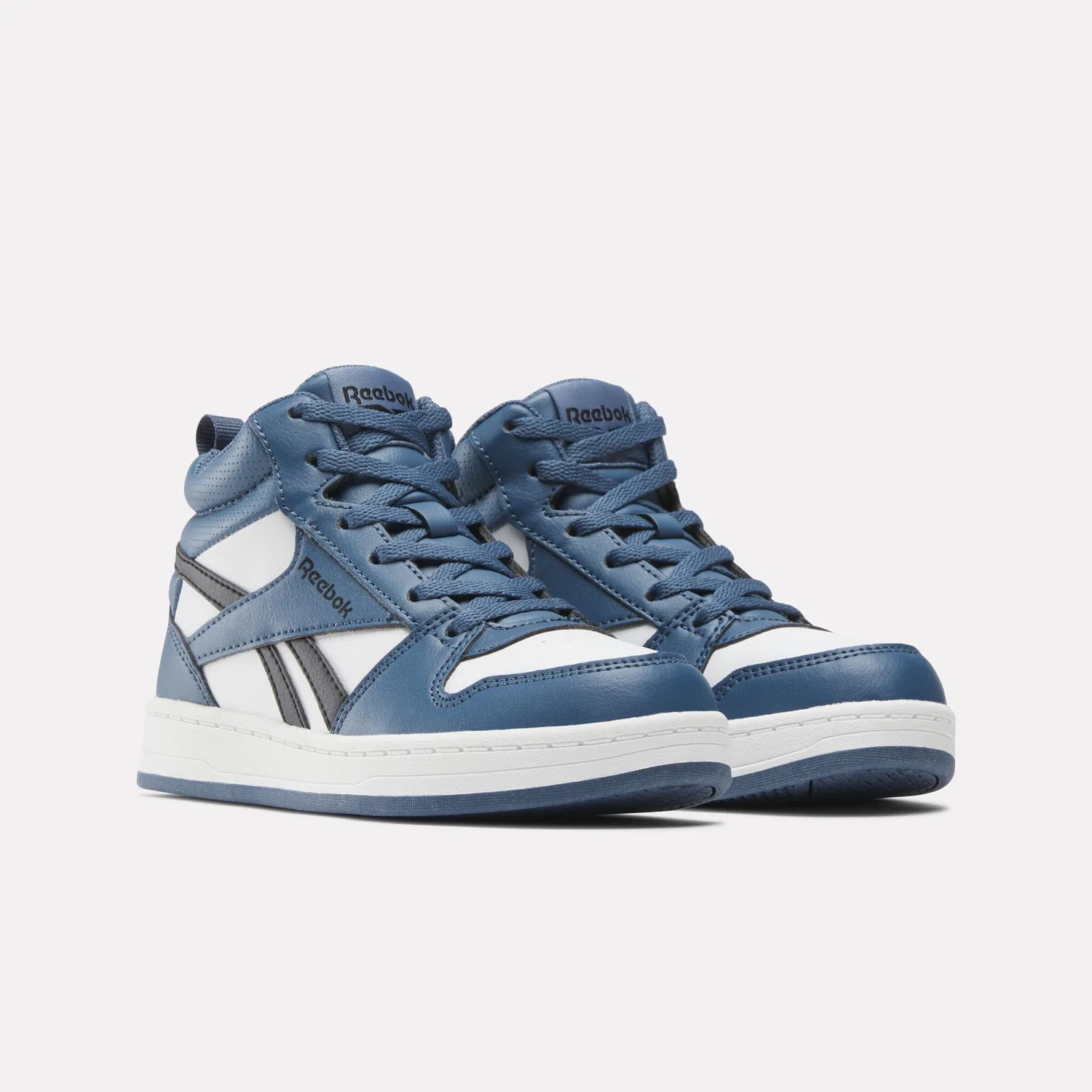 Детские кроссовки на шнуровке Reebok Royal Prime Mid 2.0 Reebok Classic, White/Shadow/Washed Black
