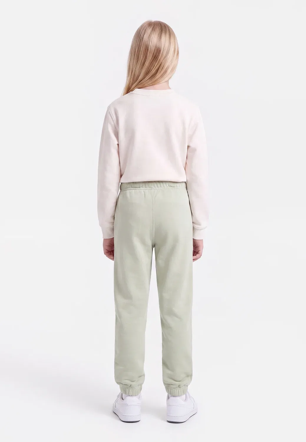 Небольшой логотип - спортивные штаны New Balance, Silver Moss — фото 2