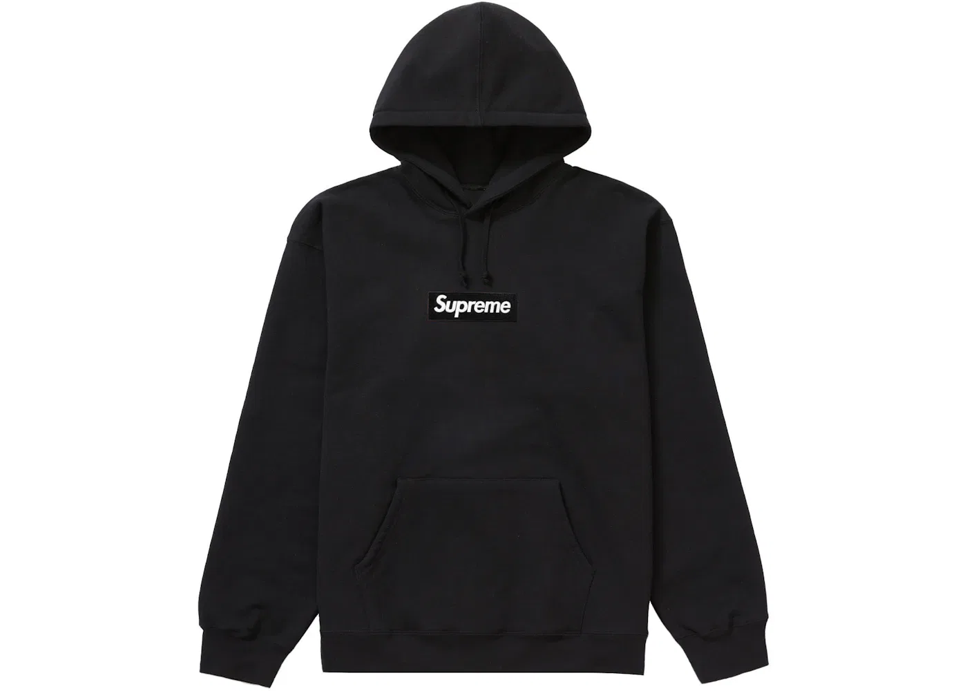 Мужской худи с принтом Supreme West Hollywood Box Logo Hooded Sweatshirt, Black