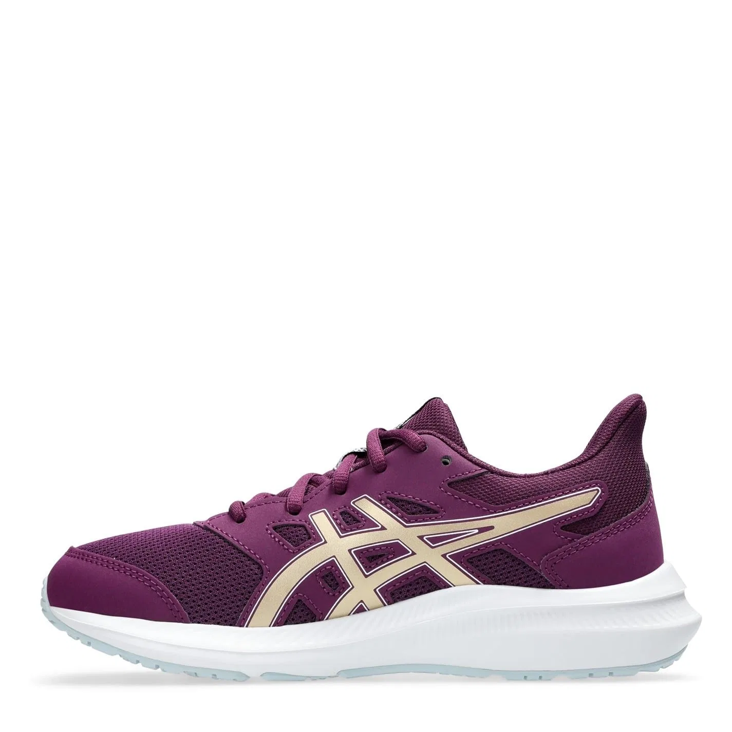 Детские кроссовки для мальчиков с амортизацией Jolt 4 Gs ASICS, Champagne Deep Mallow — фото 3