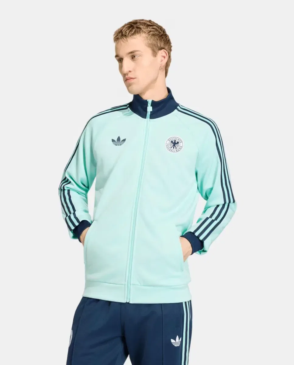 Мужская куртка из полиэстера Германия adidas Originals, Azul