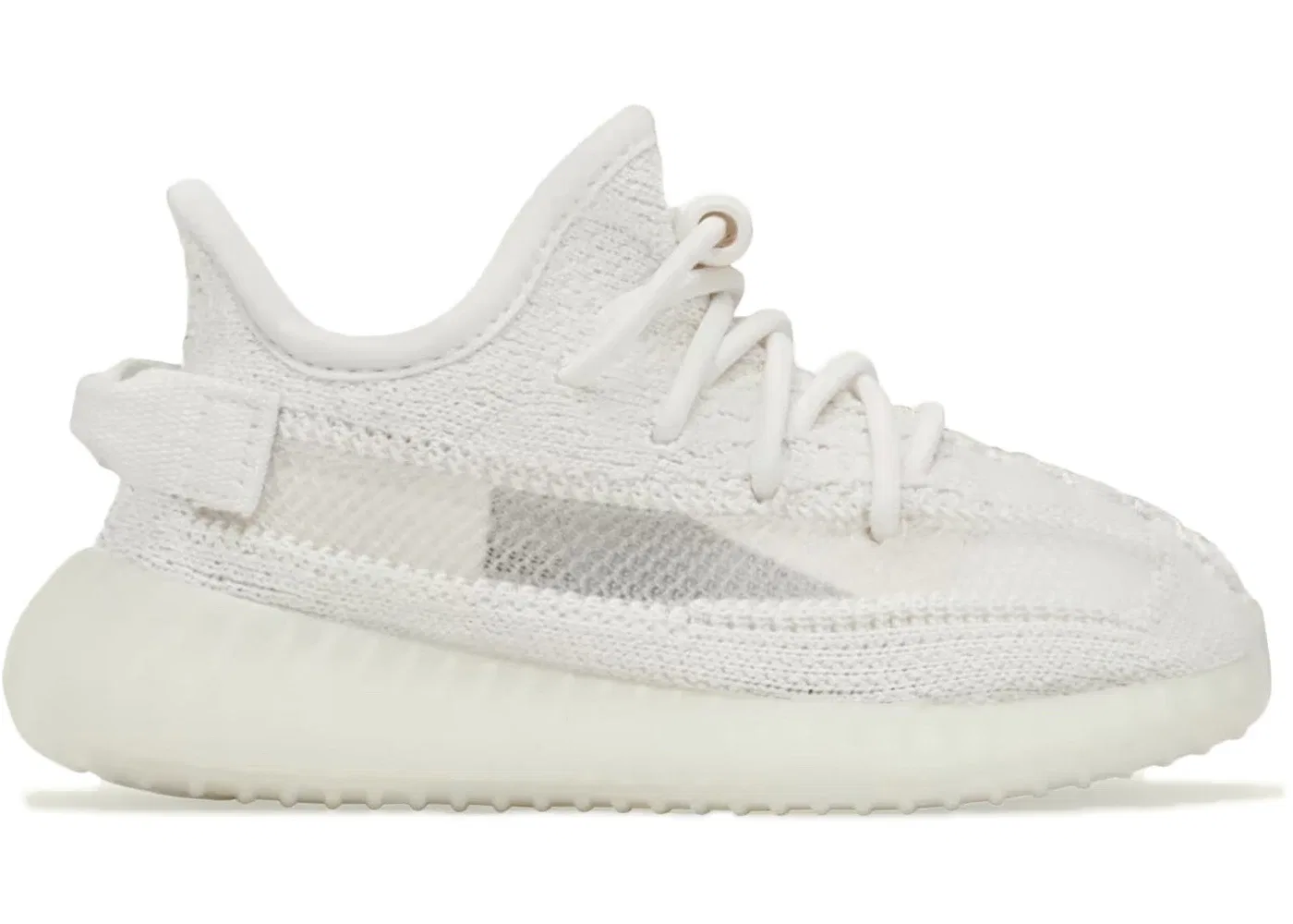 Детские кроссовки с сетчатым верхом Adidas Yeezy Boost 350 V2 Adidas, Bone/Bone/Bone