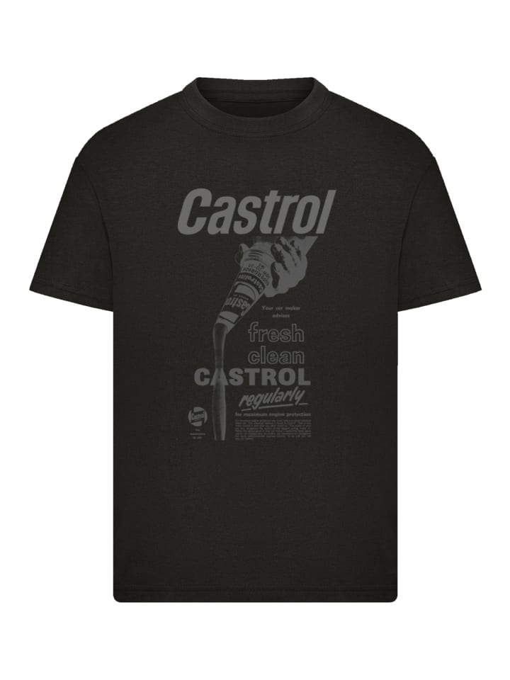

Футболка Castrol Fresh Clean черного цвета F4NT4STIC, Черный, Футболка Castrol Fresh Clean черного цвета F4NT4STIC