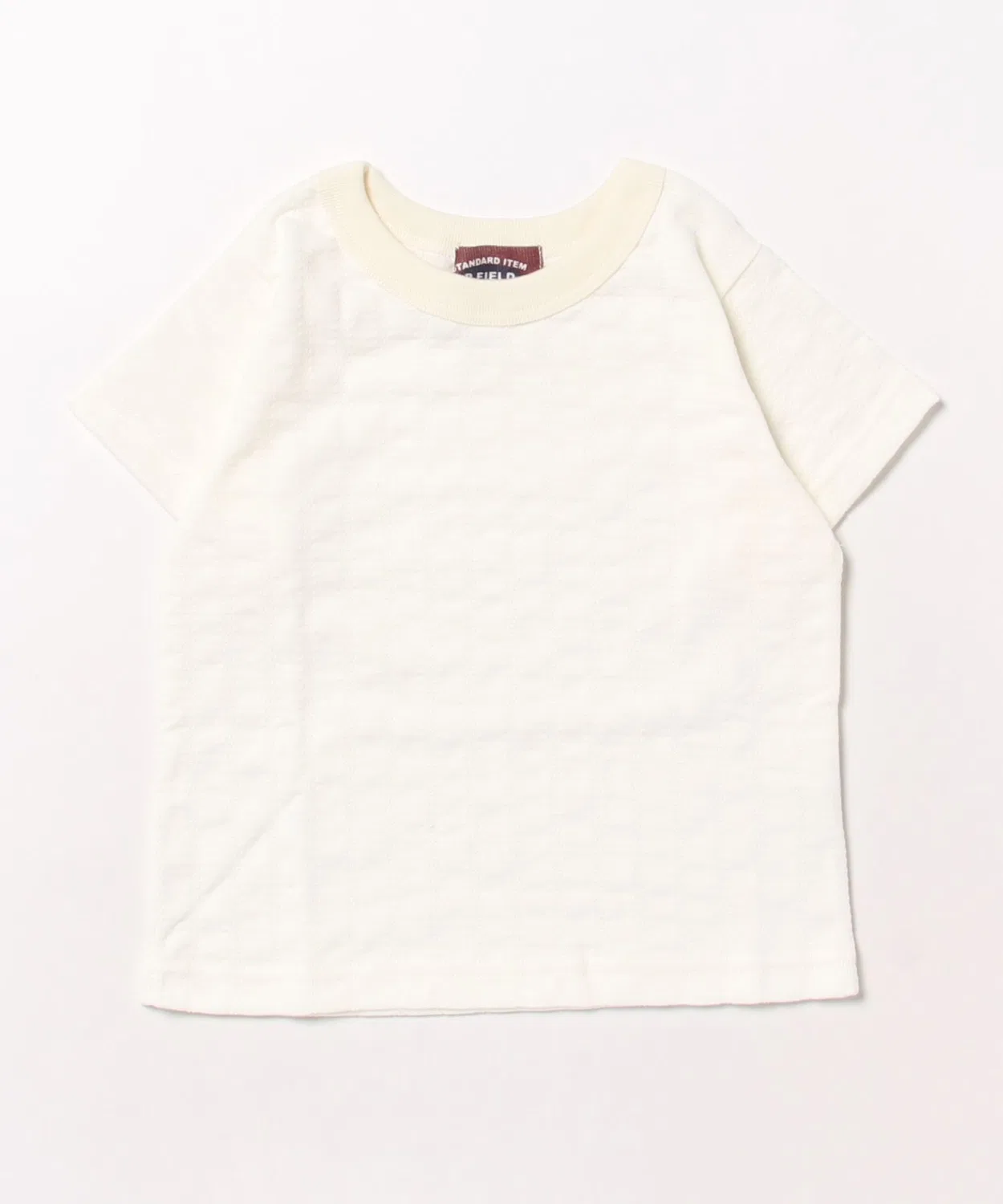 Детская футболка из мягкого хлопка с коротким рукавом P.FIELD, Off White