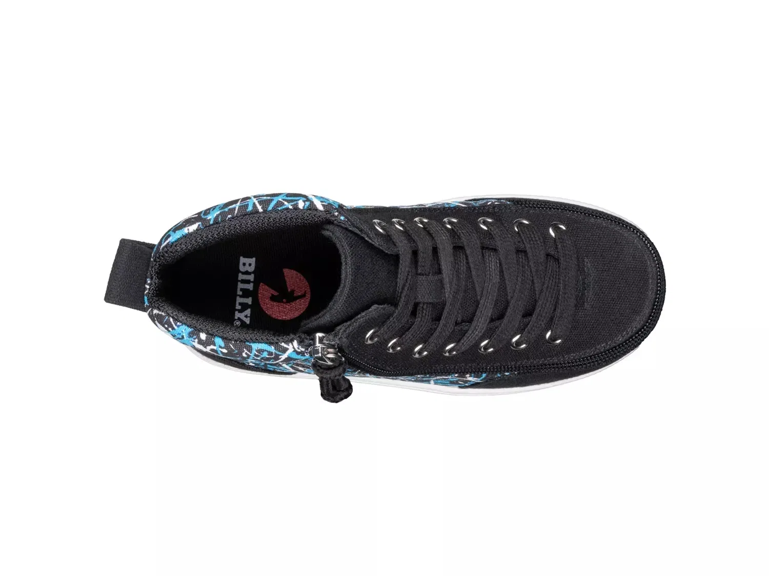 Высокие кеды Classic II с принтом, BILLY Footwear, черный с граффити — фото 4