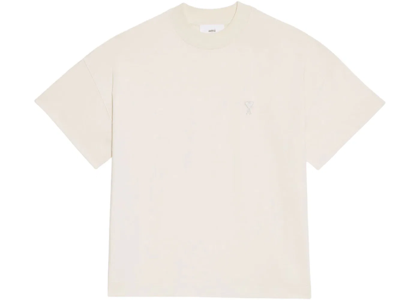 Унисекс футболка из органического хлопка Ami de Coeur Ami Paris, Off White