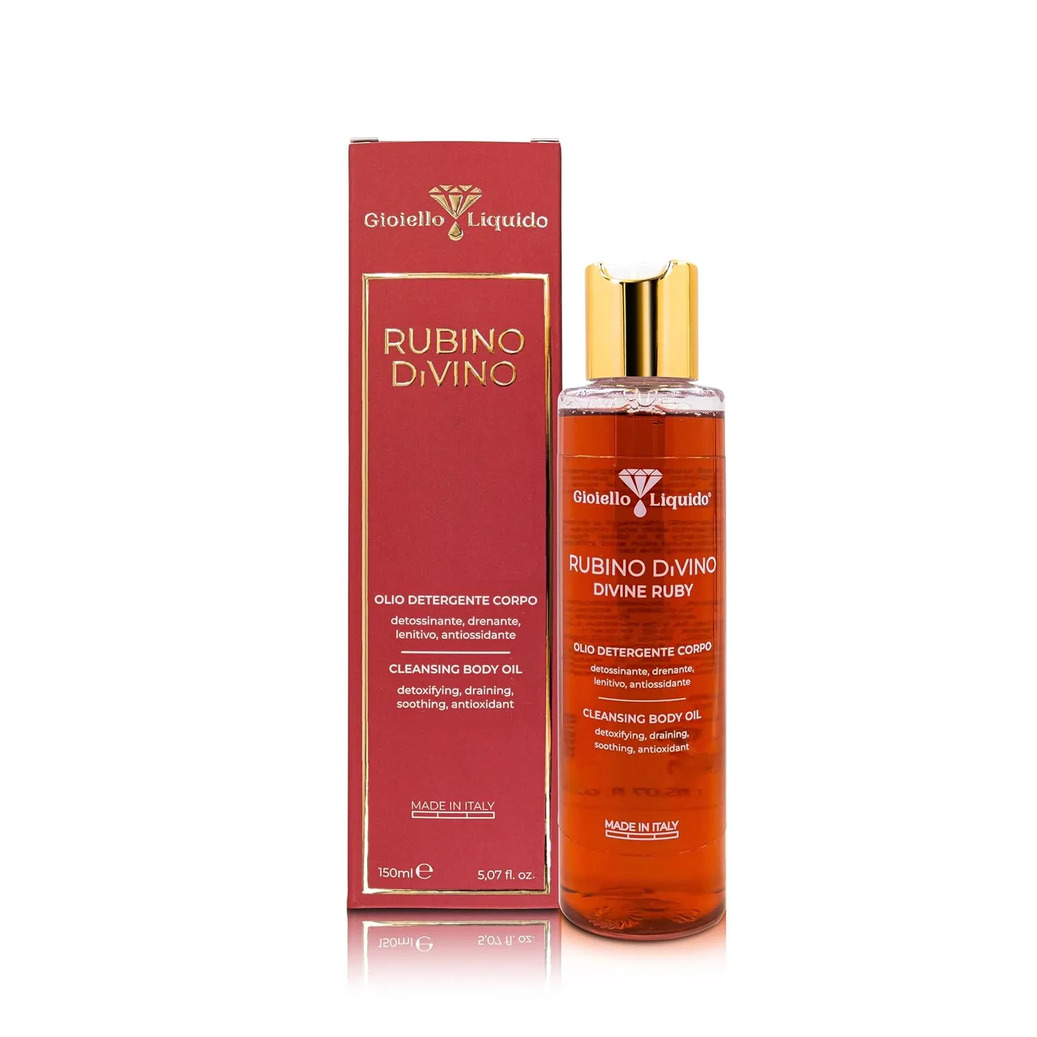 Масло для душа Delicate Cleansing Body Oil, Gioiello Liquido, 150 мл, Red Vine