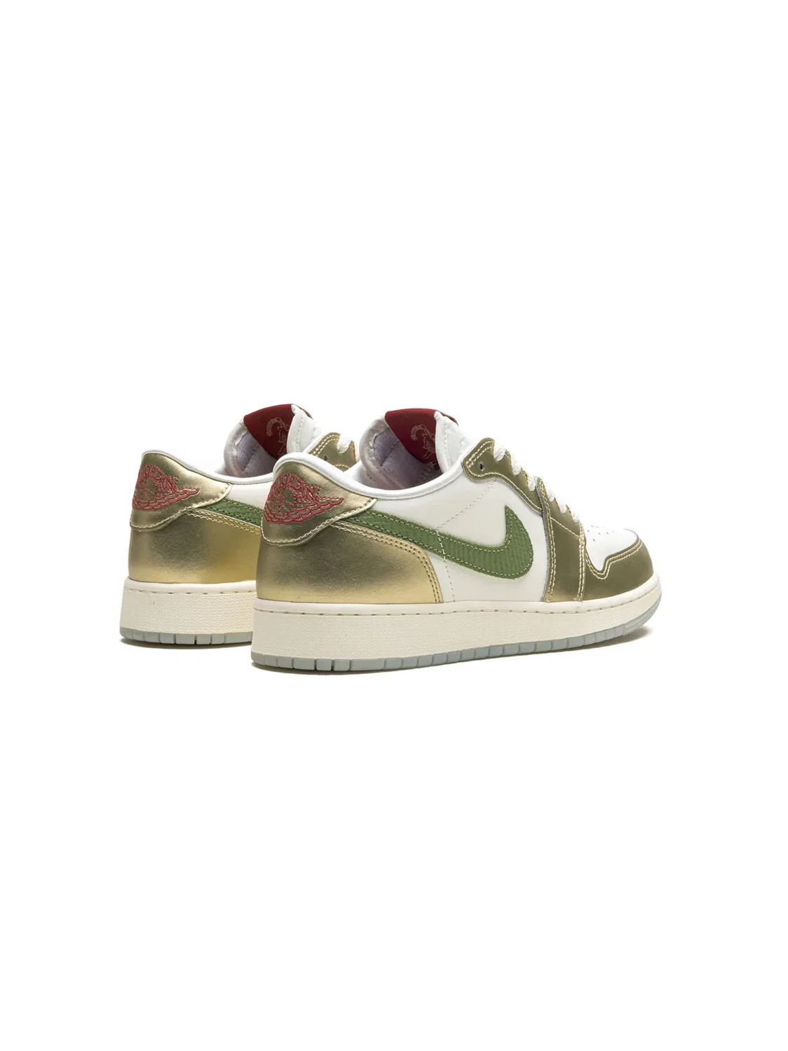 Кроссовки Air Jordan 1 Low "Год Дракона", зеленый — фото 3