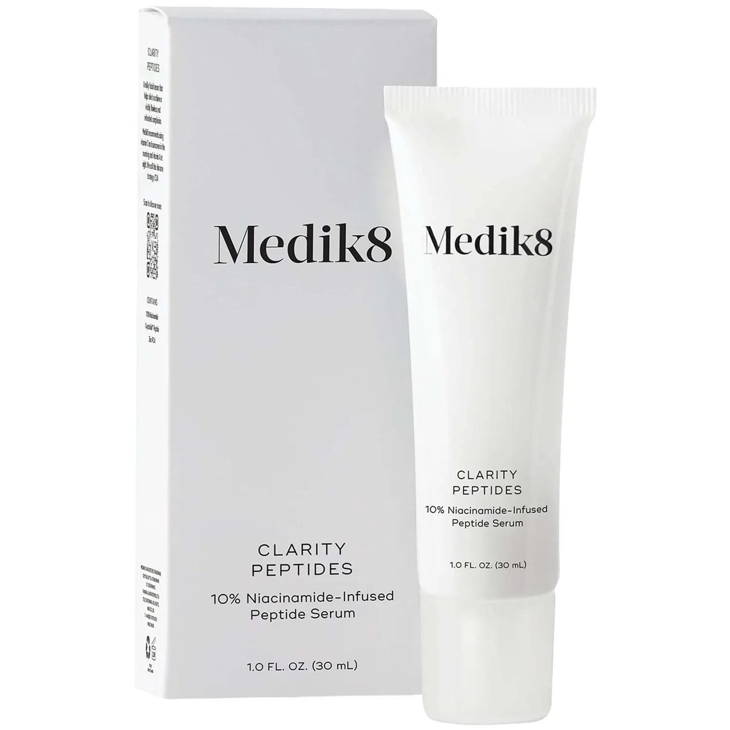 Сыворотка для лица с 10% ниацинамидом и цинком Clarity Peptides Medik8, 30 мл — фото 2