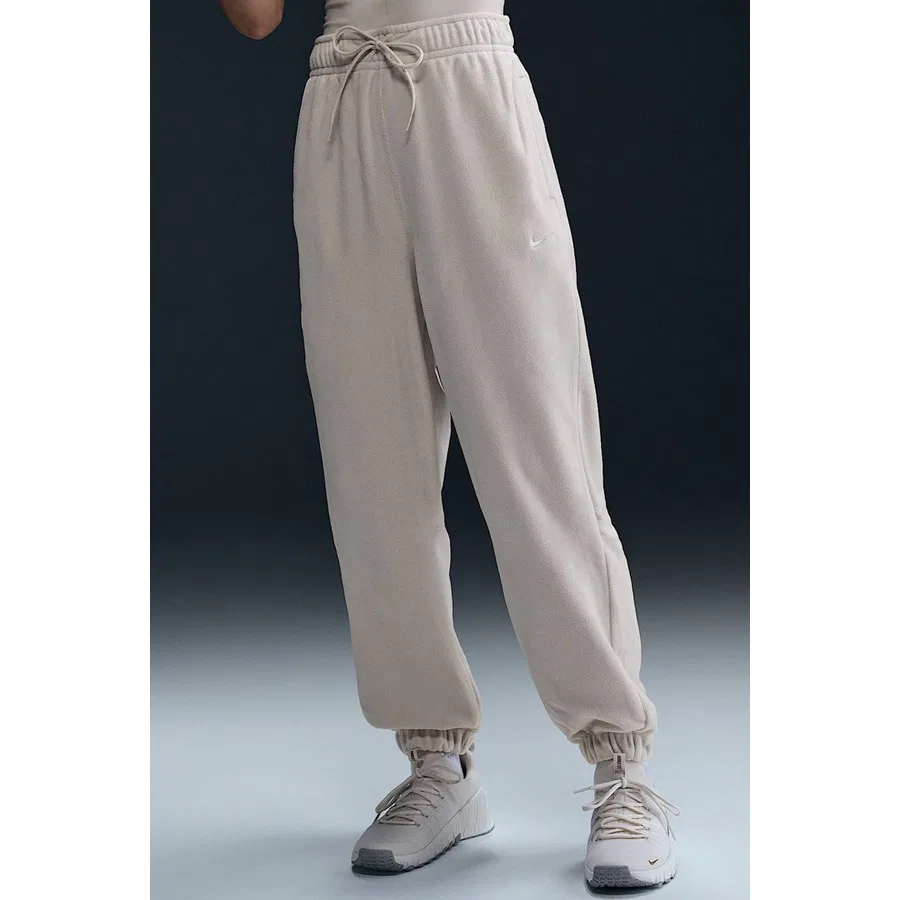 Женские спортивные штаны из флиса Nike Therma-FIT One Loose Fleece, Светло-кремовый