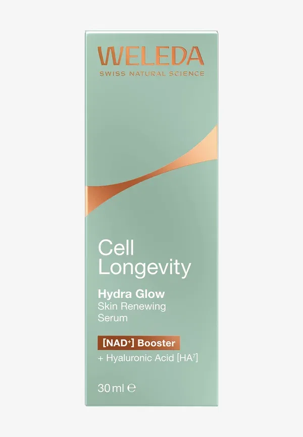 Сыворотка с гиалуроновой кислотой Cell longevity hydra glow skin renew serum Weleda, 30 мл — фото 2