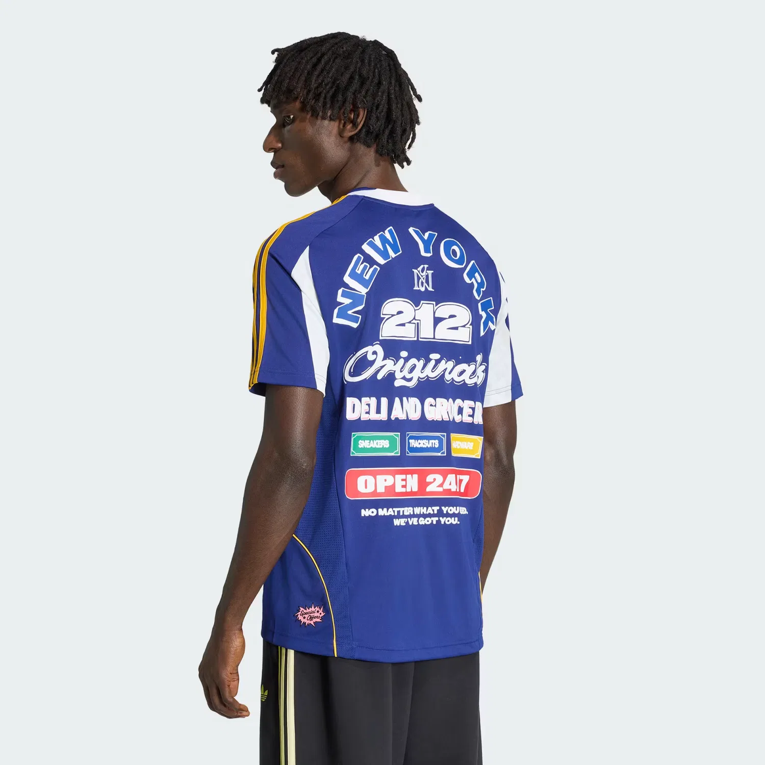 Мужская футболка с городским принтом Key City New York Adidas Originals, мультиколор — фото 2