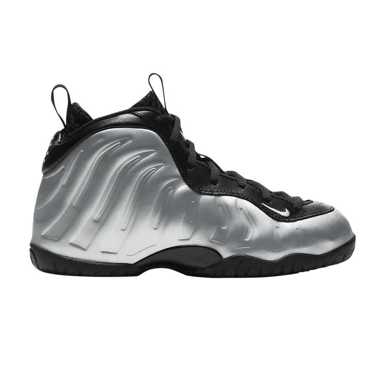 

Кроссовки Nike Little Posite One PS 'Chrome', серебряный