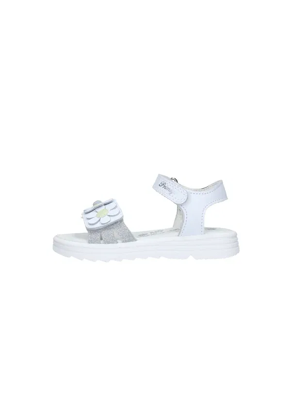 Сандалии с цветочной аппликацией walking sandals Primigi white, белый