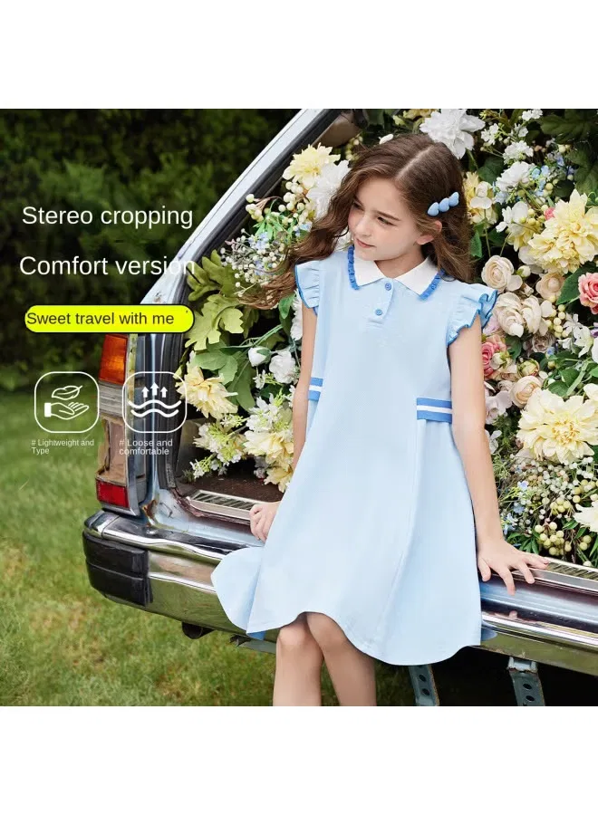 Платье с воротником поло Preppy style Abckids — фото 4