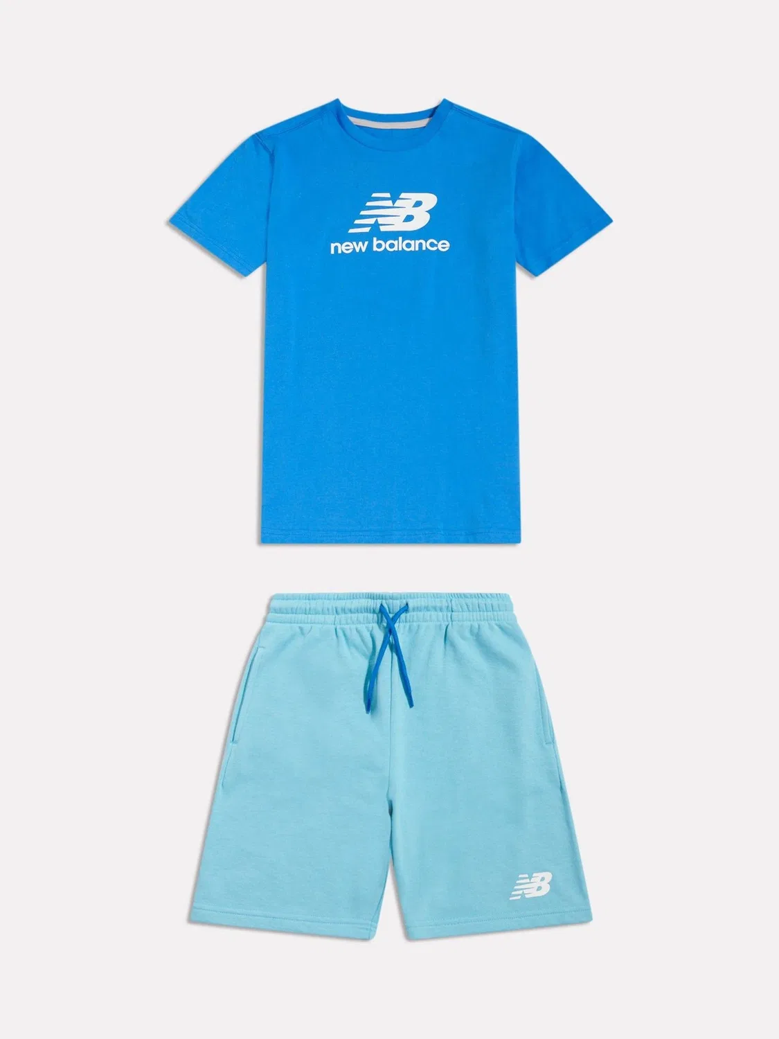 Комплект: футболка и шорты New Balance, синий
