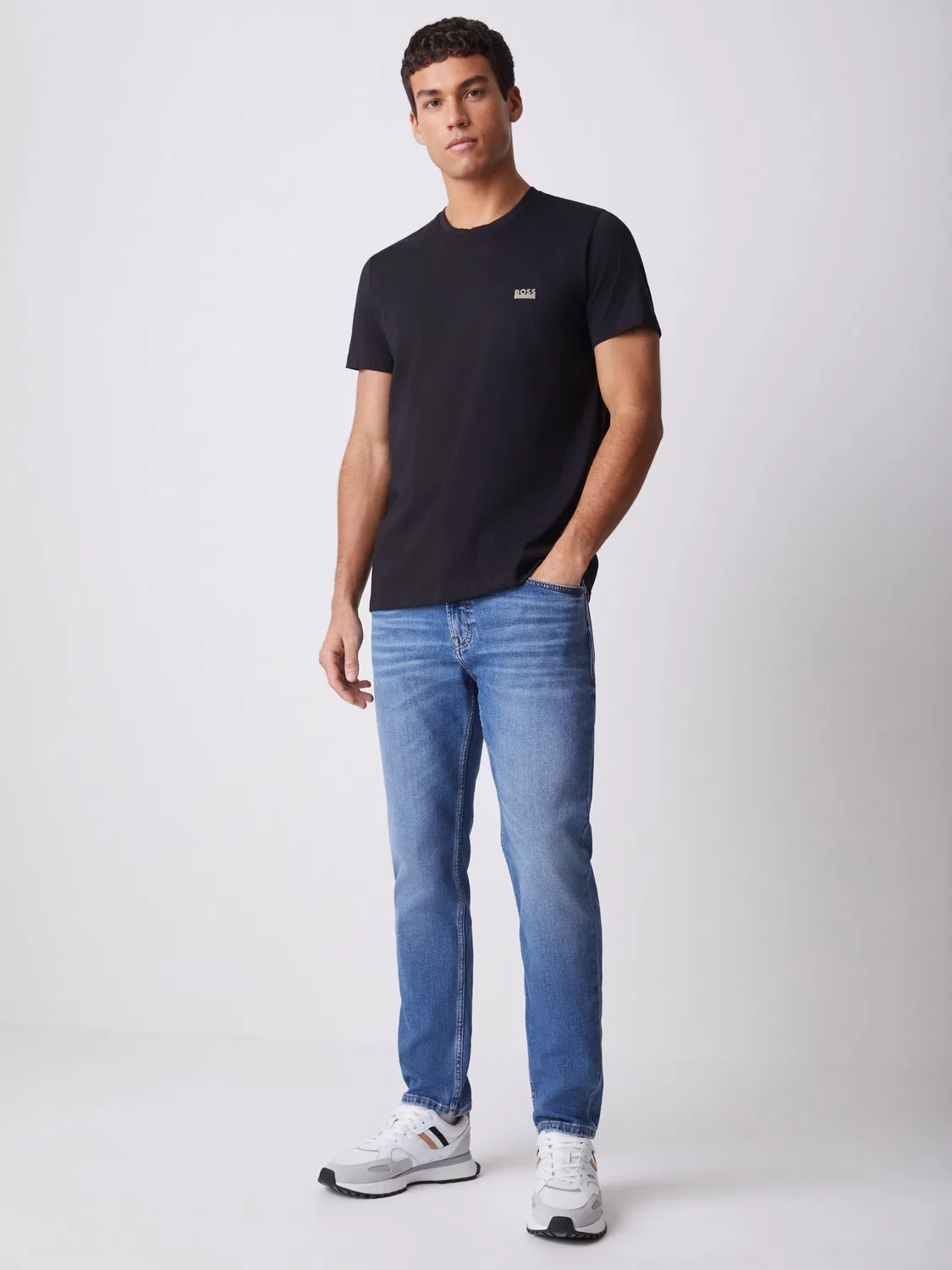 Футболка BOSS Regular Fit, черный — фото 2