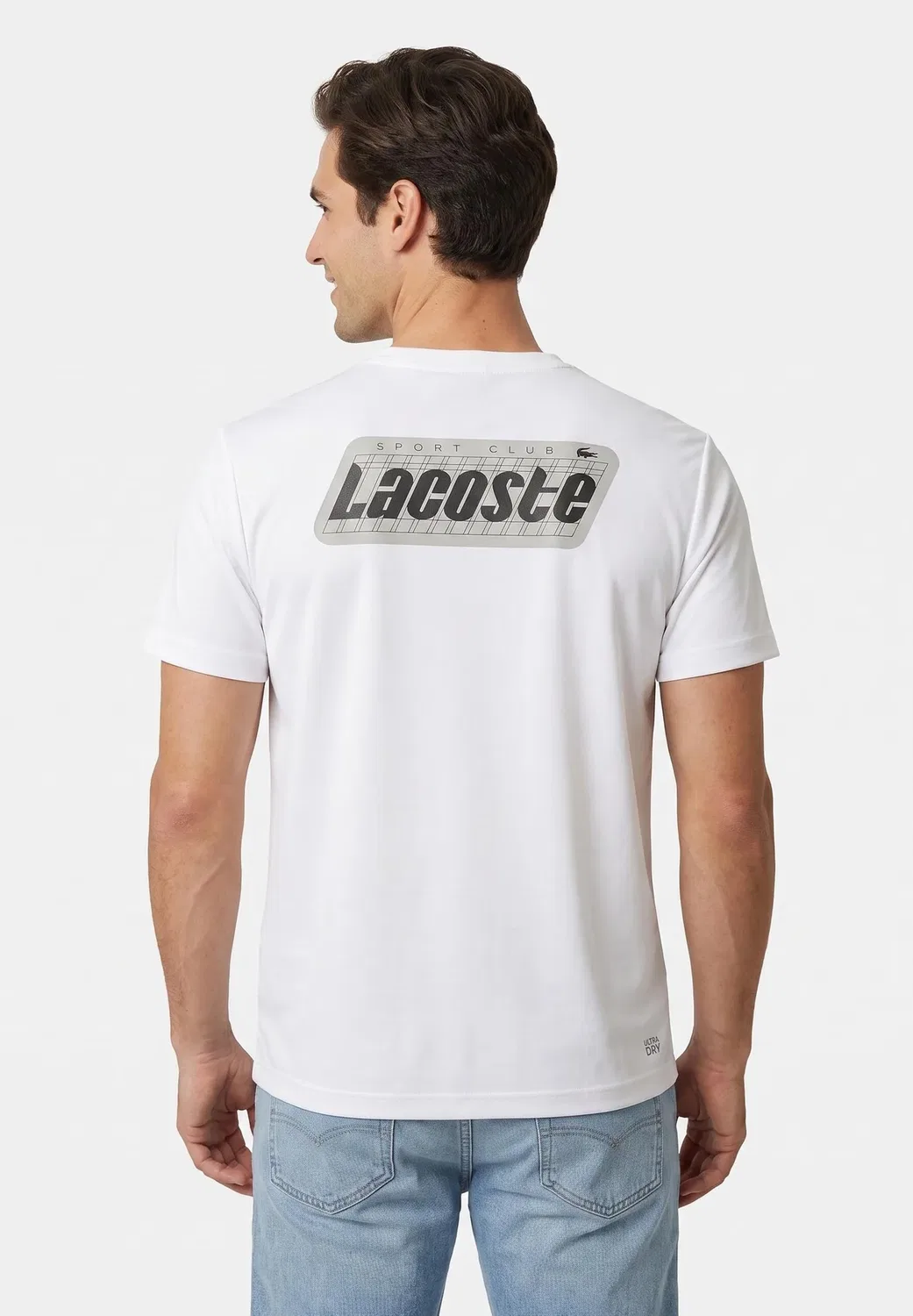 Th6602 - футболка с принтом Lacoste, Blanc