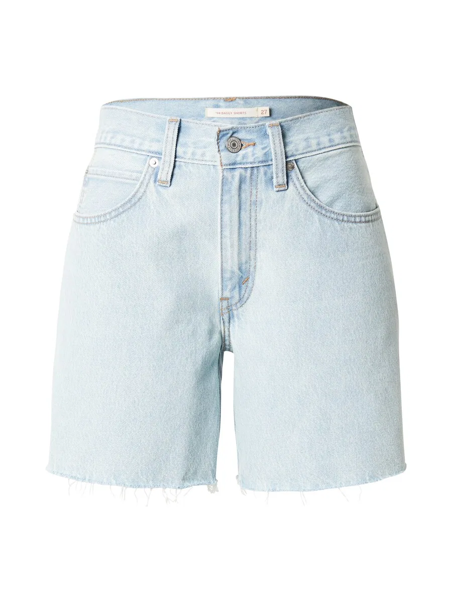 Шорты LEVI'S Baggy Jeans '94 Baggy Shorts' светло-голубого цвета