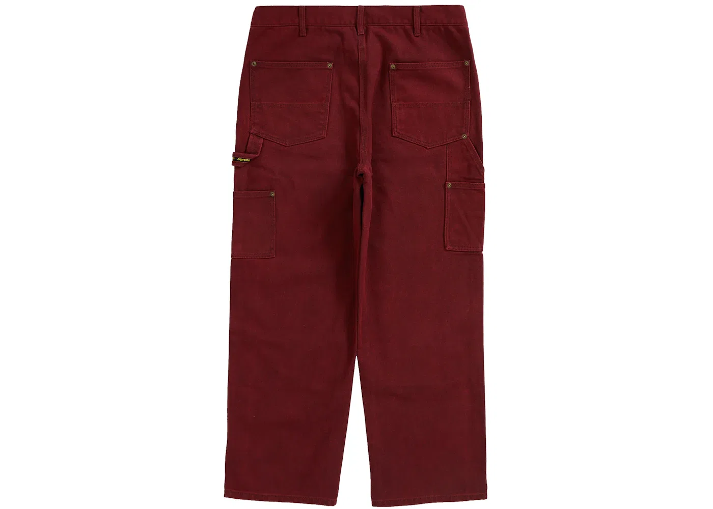 Мужские брюки из плотного хлопка с двойным коленом Pant Supreme, Red — фото 2