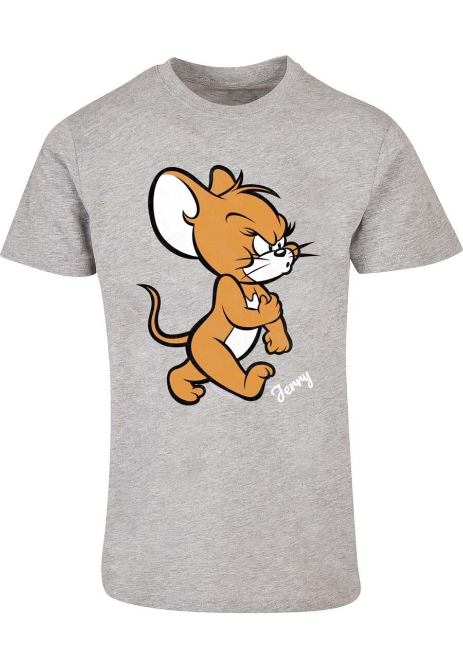 

Классическая футболка ABSOLUTE CULT Shirt Tom & Jerry - Angry Mouse, серый