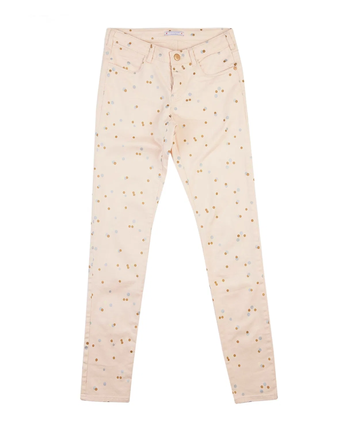 Детские джинсы для девочек с принтом Straight-Leg Scotch R'Belle, Light Pink