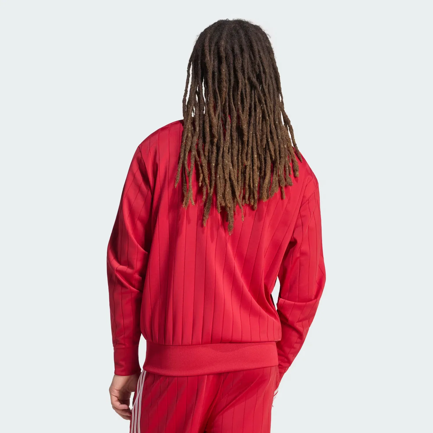 Мужская спортивная куртка свободного кроя Firebird Drop Needle Adidas Originals, красный — фото 3
