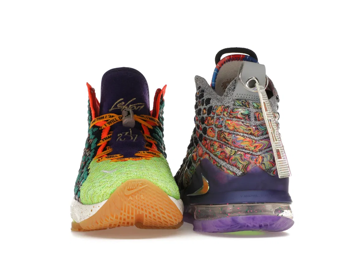 Детские кроссовки для баскетбола Nike LeBron 17, Multi-Color/Multi-Color — фото 2