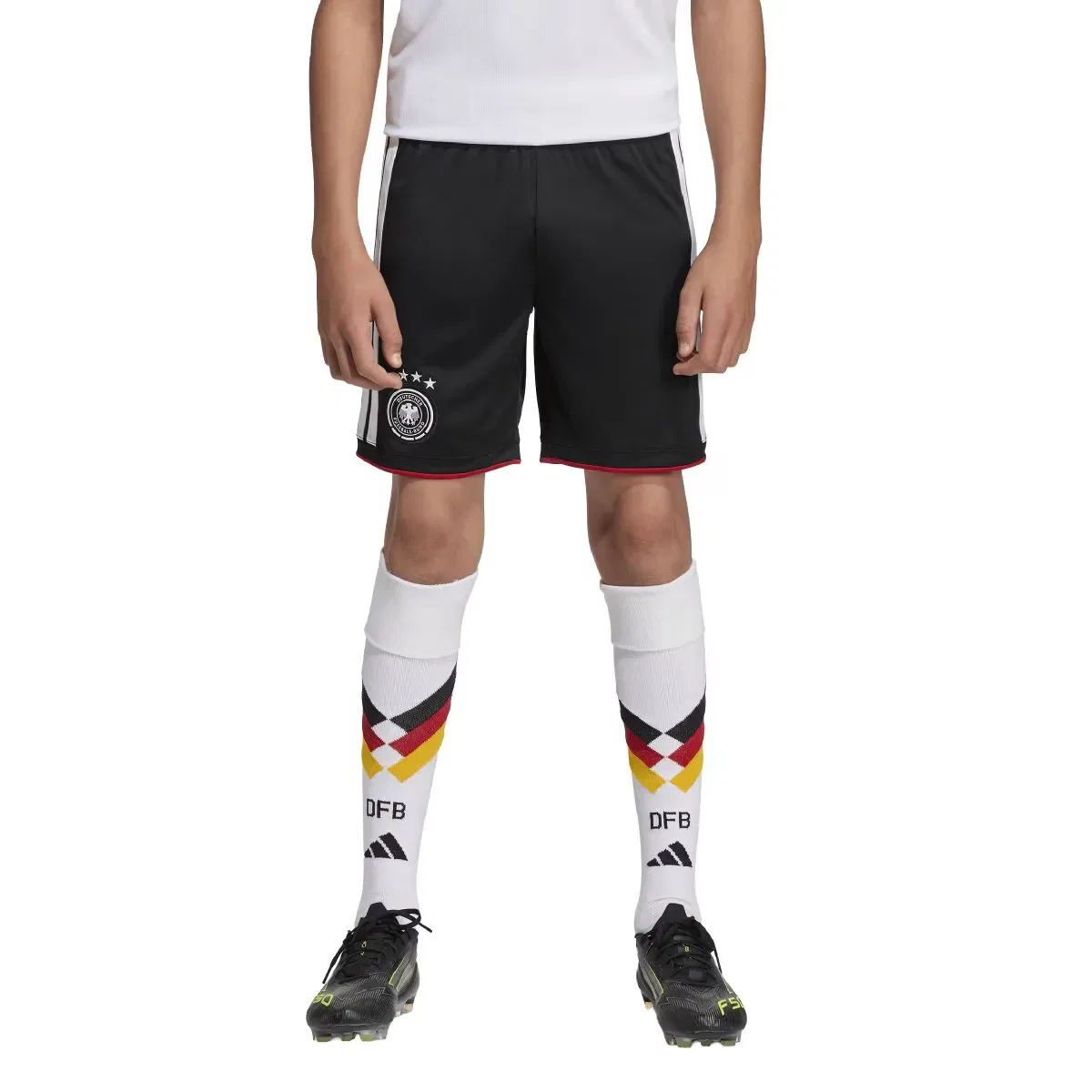 Детские шорты для мальчиков с принтом Germany 2026 adidas, Negro