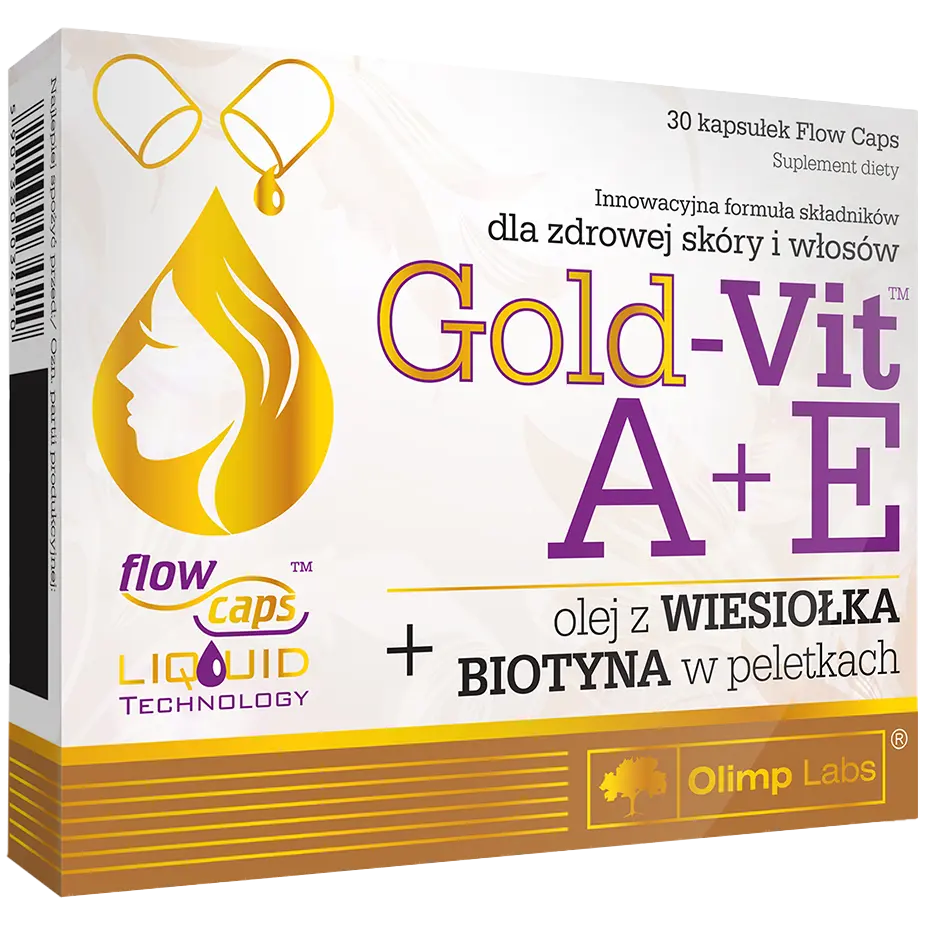 

Olimp Gold-Vit A+E биологически активная добавка, 30 капсул/1 упаковка