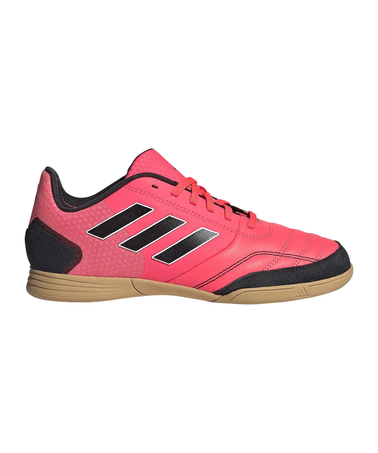 Детские для мальчиков кроссовки с принтом Top Hall Competition Indoor Adidas, Pink Black — фото 3