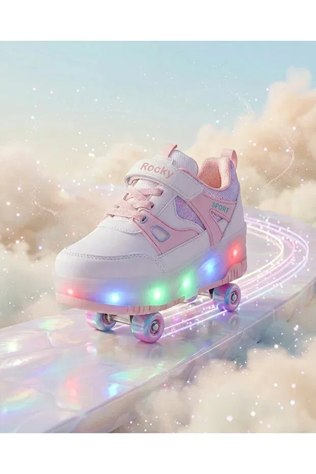 Детские туфли для мальчиков с принтом Roller skate shoes Rocky, Cirtlipembe — фото 2