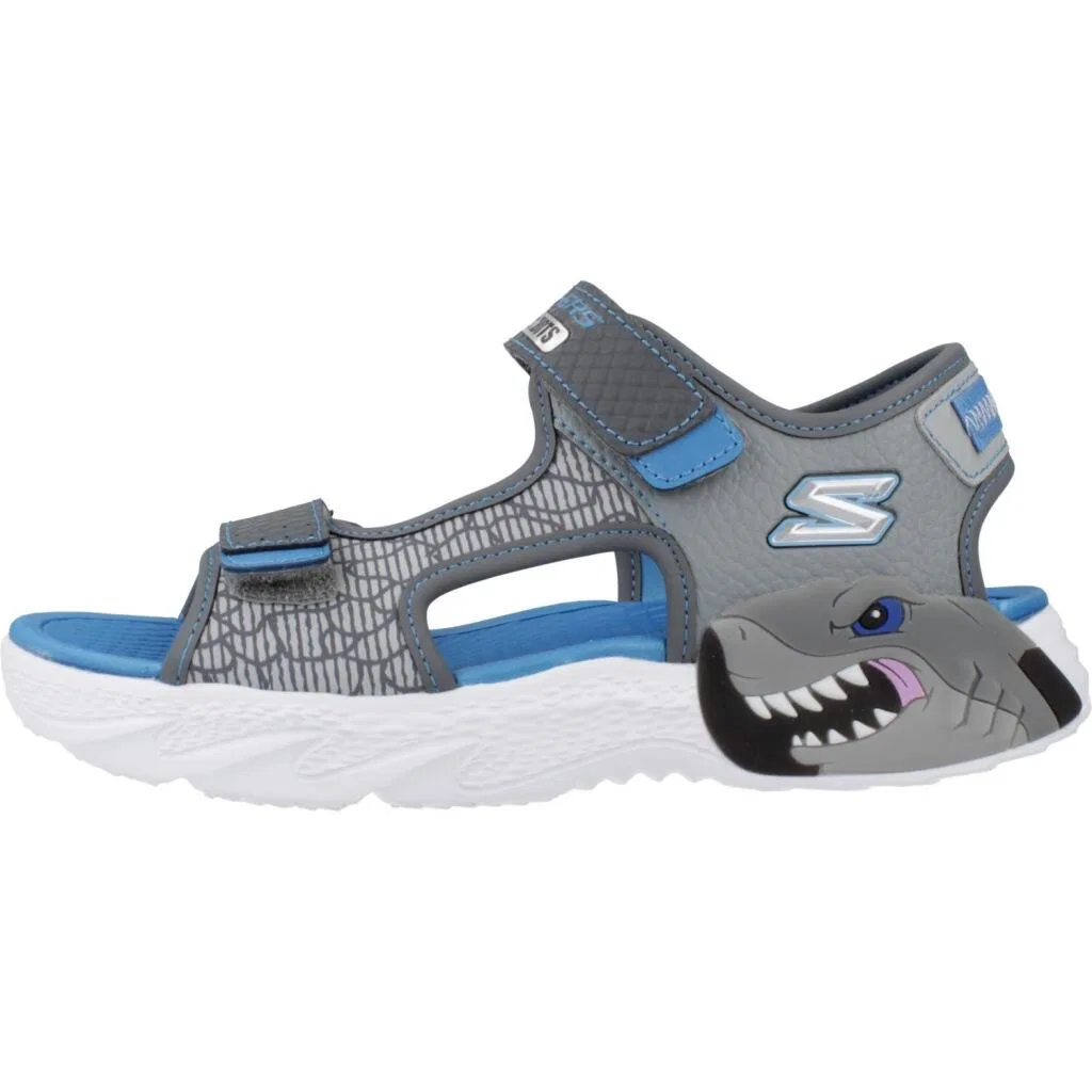 Сандалии с закрытым мыском Skechers Creature-splash, Grau — фото 2