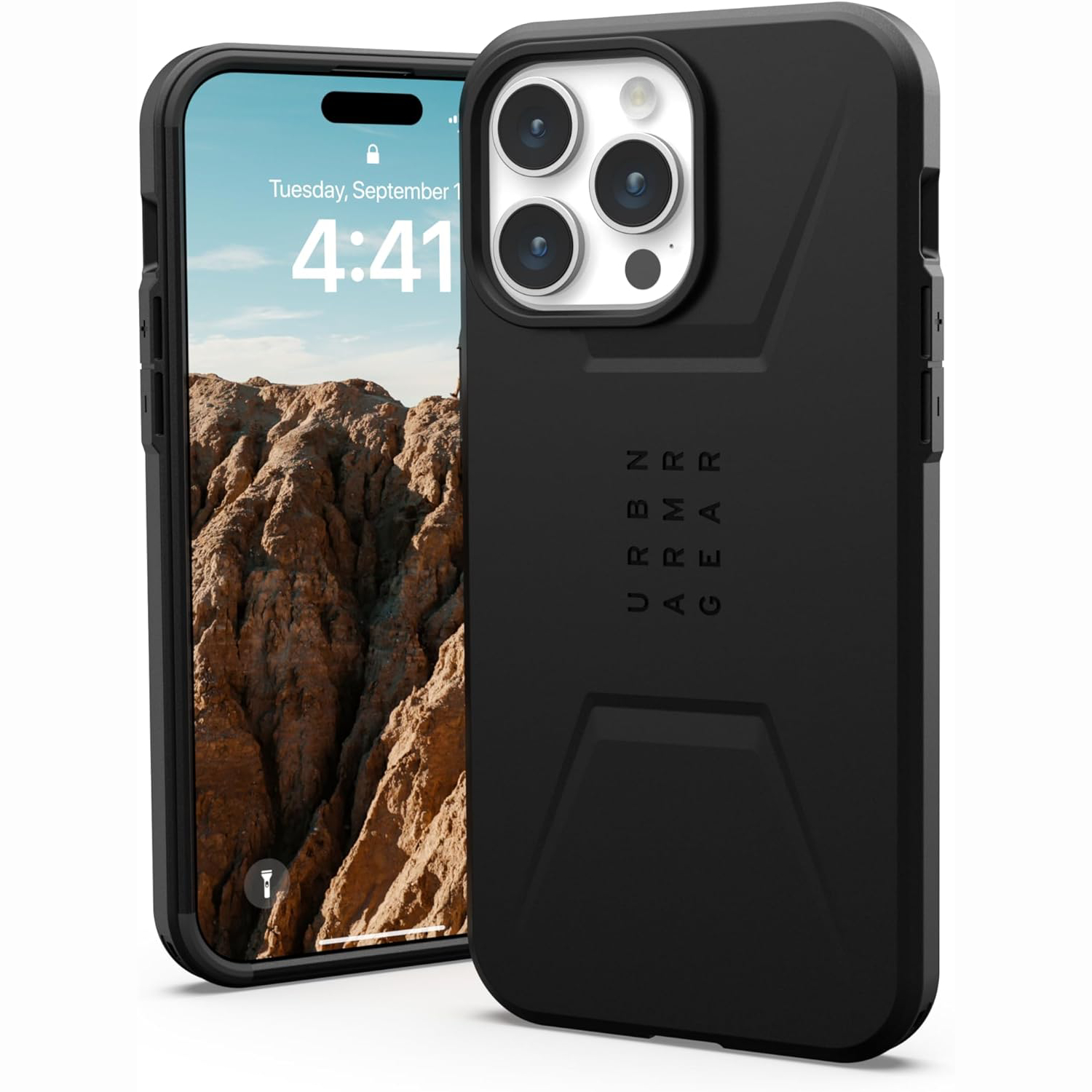 

Чехол UAG Civilian для iPhone 15 Pro Max, MagSafe Charging, Black, Черный, Чехол UAG Civilian для iPhone 15 Pro Max, MagSafe Charging, Black