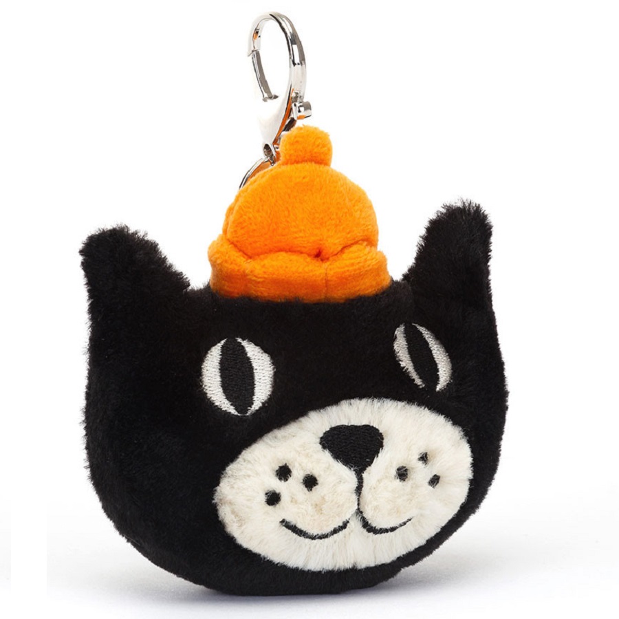 

Брелок Jellycat Jellycat, черный/белый/оранжевый
