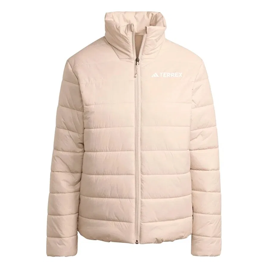 Женская куртка из футера с длинным рукавом adidas W MT ESS PAD J KB2162, Розовый